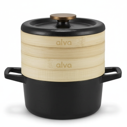 Cocotte with Steamer Inserts — 2.5 Qt.