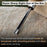 V-Parting Chisel 60 Degree with Palm Handle, 6 mm (0.24 inches)
