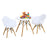 3 Pieces Kid's Modern Round Table Chair Set