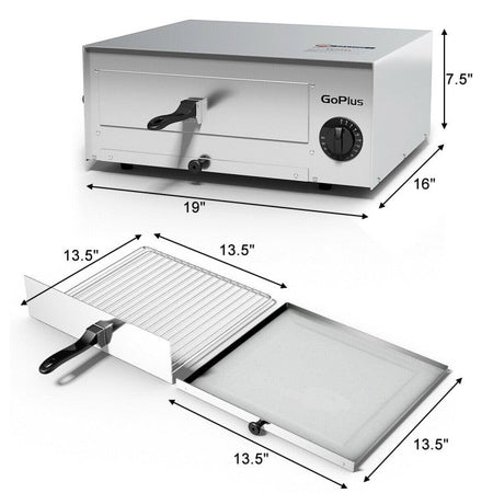 Commercial Pizza Oven Stainless Steel Pan