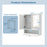 Double Door Wall-Mounted Bathroom Mirrored Medicine Cabinet-White