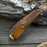 Whittling Sloyd Knife with Leather Sheath, 7.5 cm (2.95 inches)
