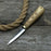 Whittling Sloyd Knife with Leather Sheath, 7.5 cm (2.95 inches)