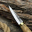 Whittling Sloyd Knife with Leather Sheath, 7.5 cm (2.95 inches)