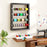 Wire Spool Rack with 4 Rods for Electrical Industrial and Retail Use-Gray