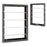 Wire Spool Rack with 4 Rods for Electrical Industrial and Retail Use-Gray