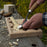 Wooden Bench Hook for Carving. Handcrafted Work Support for Wood Carving