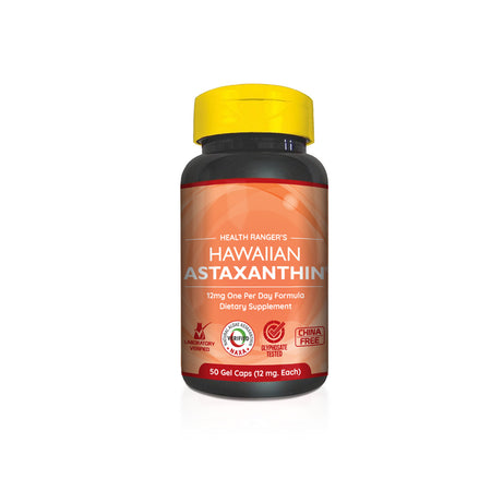 Hawaiian Spirulina 500mg 3.5oz + Hawaiian Astaxanthin 12mg 50 gelcaps Combo Pack