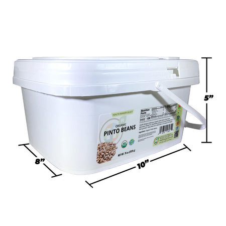 Mini-Bucket Organic Pinto Beans 75oz (2125g)