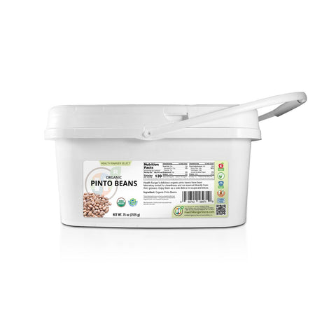 Mini-Bucket Organic Pinto Beans 75oz (2125g)