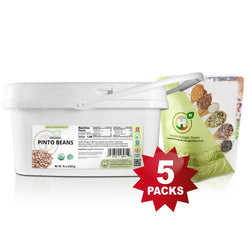 Mini-Bucket Organic Pinto Beans 75oz (2125g)
