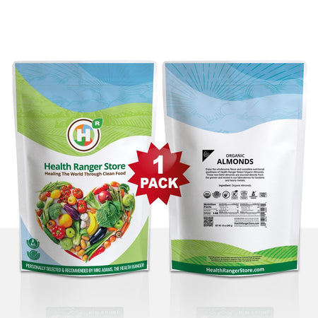Organic Raw Cashews (Whole & Pieces) 12oz (340g) + Organic Almonds 12oz (340g) Combo Pack