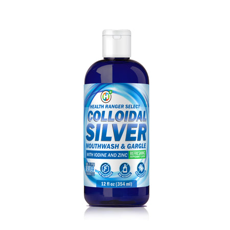 Colloidal Silver Mouthwash & Gargle (with Iodine and Zinc) + Silver Breath Spray Duo Pack