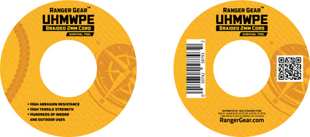 Ranger Gear UHMWPE Braided Survival Cord 2.0mm (100 ft - 300 lb)