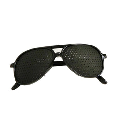 Groovy Bee Pinhole Glasses Aviator Style