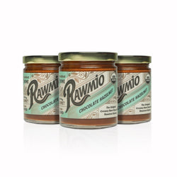 Rawmio Hazelnut - Beyond Gourmet Creamy Raw Chocolate Hazelnut Spread  6oz (3-Pack)
