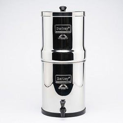 Big Berkey Stainless Steel Water Filtration System with 2 Black Berkey Filters (Great For 1-4 People: 2.1 Gallons capacity)
