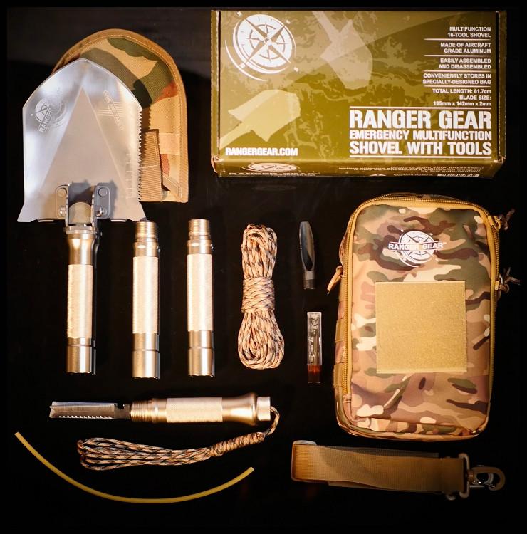 Ranger Gear Emergency Multifunctional Shovel with Tools — Bright Shop